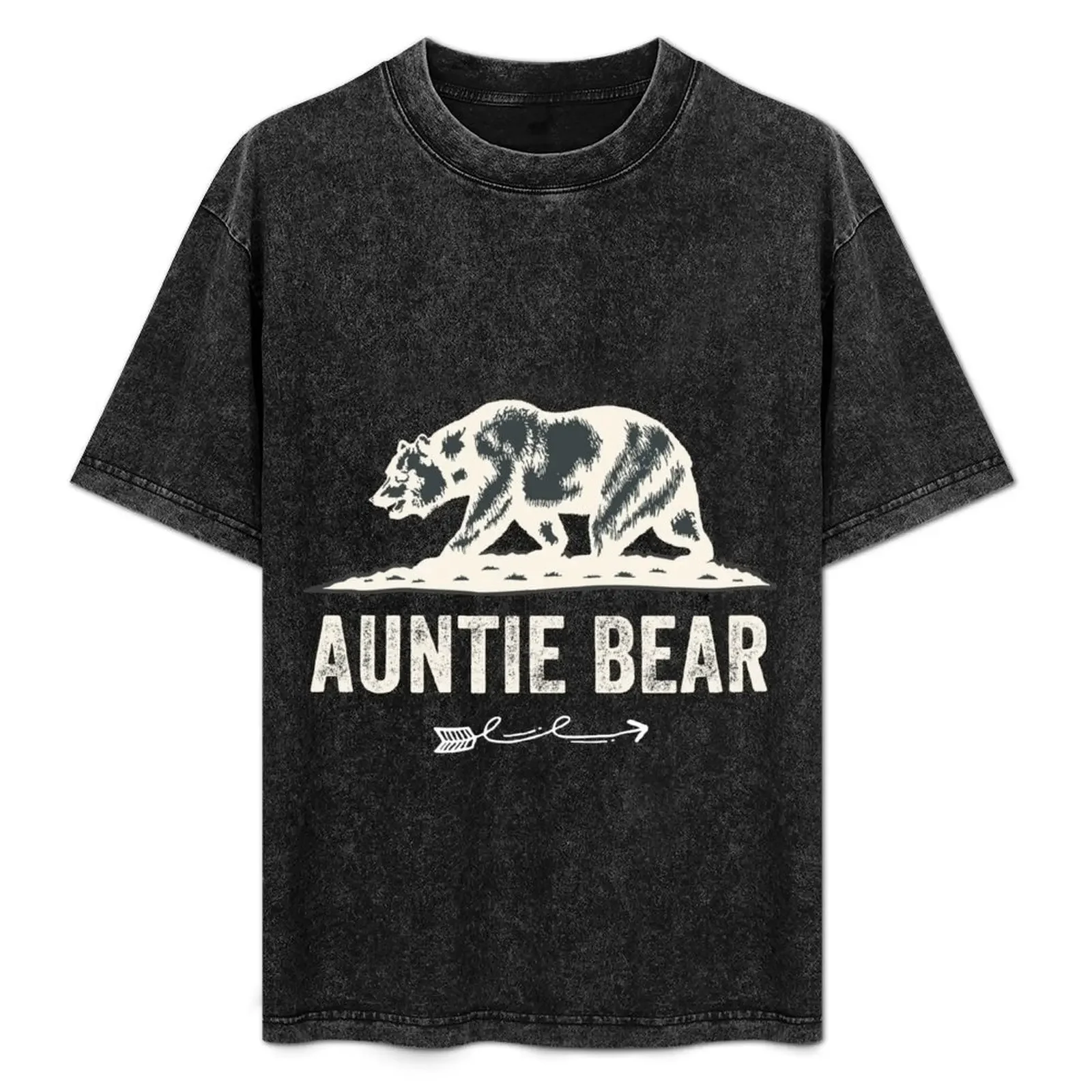 

Auntie Bear T-Shirt Street Style Casual Tee Shirt
