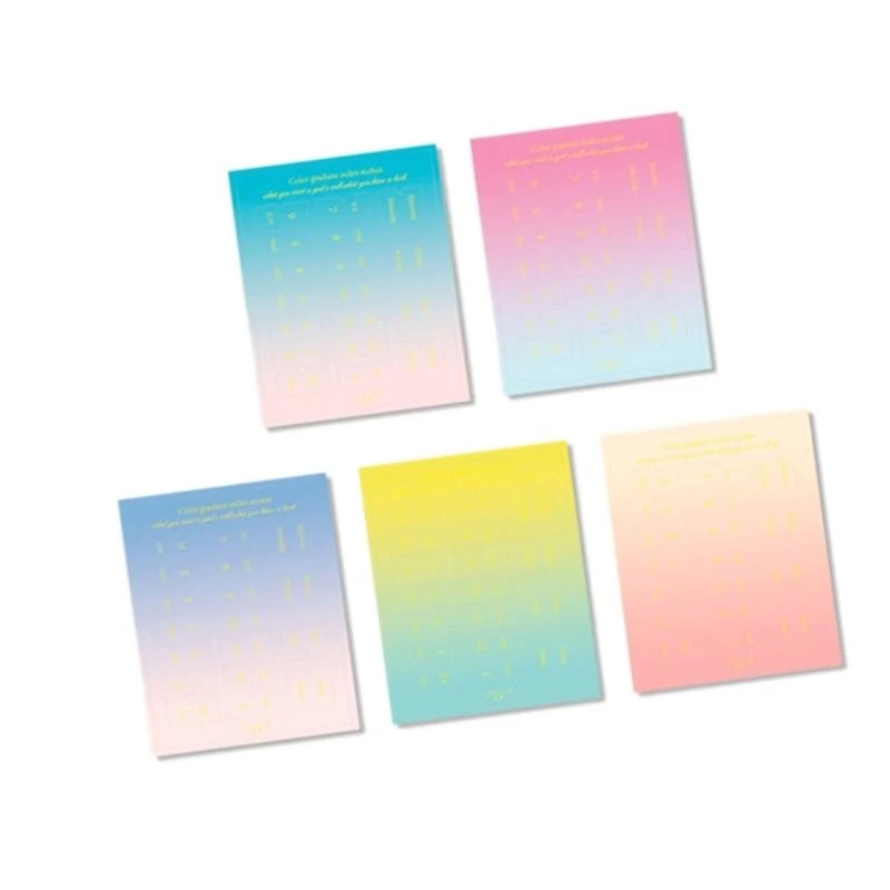 

10 Sheets Monthly Tabs Index Sticker Colorful Monthly Separator Tabs Simple Decorative Adhesive Index for Office Study