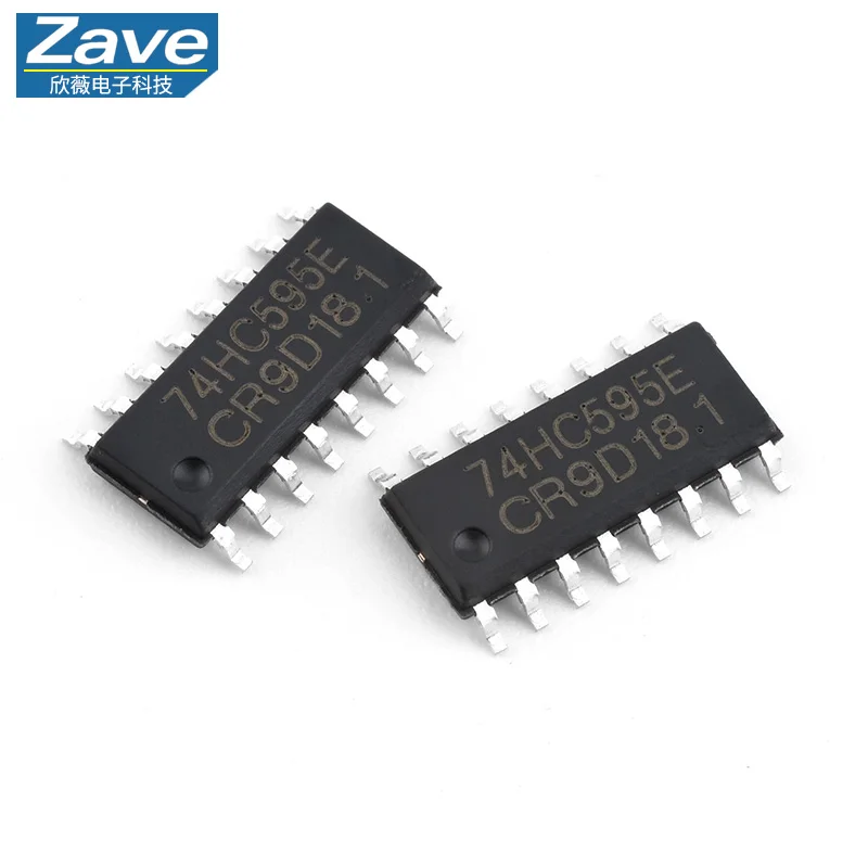 Original Authentic FM Fuman 74HC595D / 74HC595E Brand-New Shift Register Chips (Package: SOP16)
