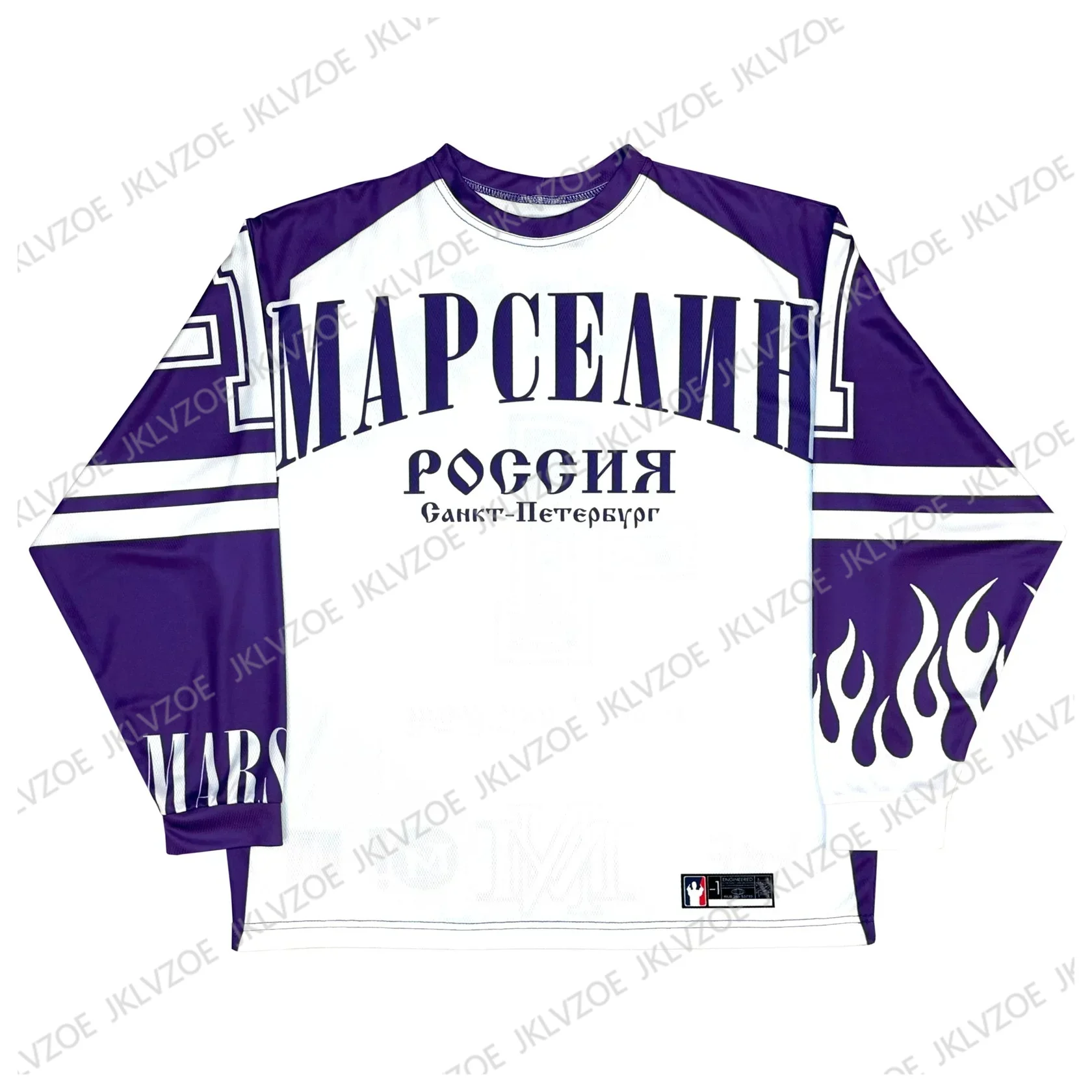 Casual Fashion Sports Long Sleeves T-shirts Retro Streetwear Loose Baseball Jersey Hip-hop Loco Trend Tops Y2K Aesthetic Clothes