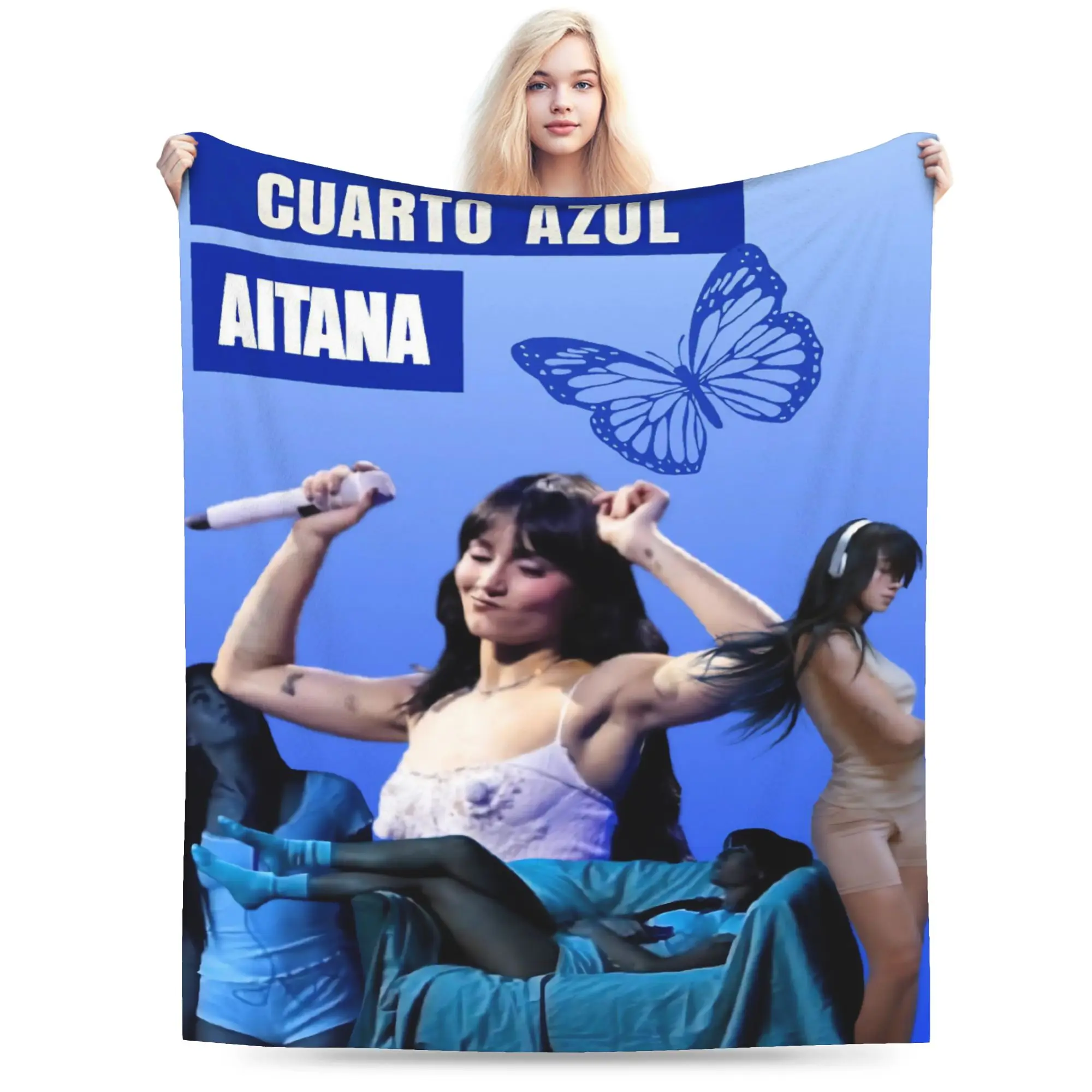 

Одеяла A-Aitana для испанской певицы, теплое мягкое новое плюшевое одеяло для детей, фланелевое покрывало для спальни, покрывало