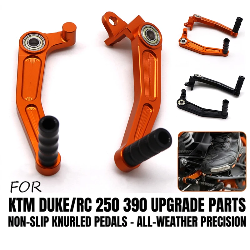 Palanca de freno de motocicleta, palanca de cambio de marchas, palanca de cambio de aluminio CNC para KTM DUKE 125 250 390 RC125 RC200 RC390