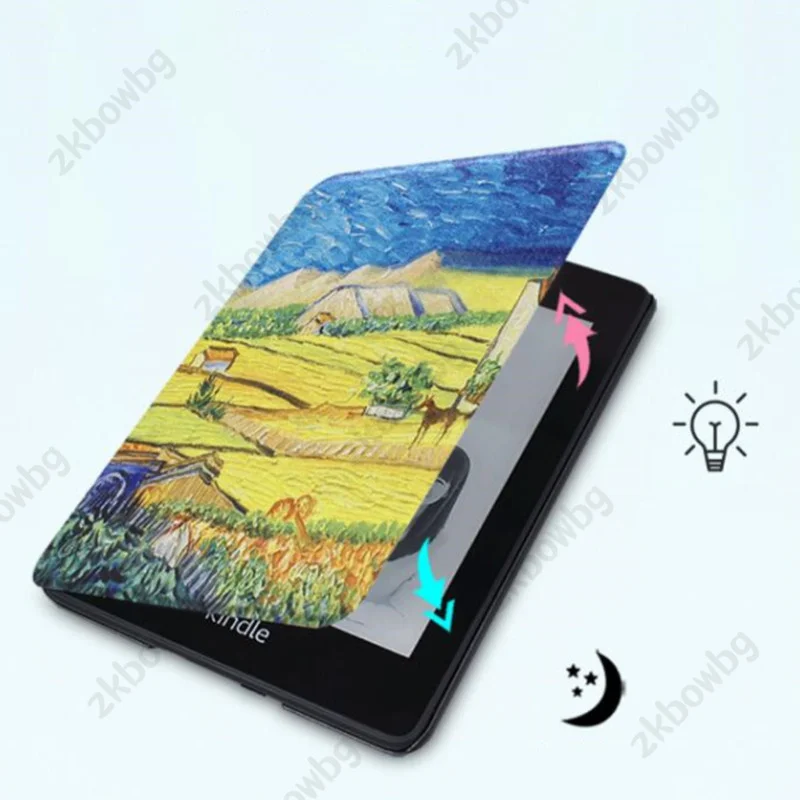 Slim Lightweight Cover for Kindle Paperwhite 11th Generation 6.8\'\' Signature Edition 7th 6th 10th Kindle 11th 2024 RS23CV Case