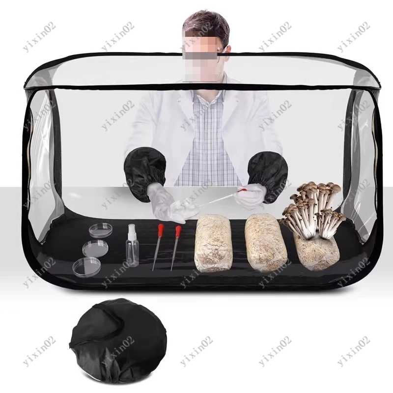 

Thickened PVC Portable Foldable Mushroom Growing Tent Mycology Supplies Indoor