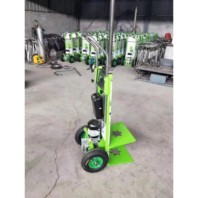 

Portable 250kg Heavy Cargo Hand Truck Aluminium Electric Dolly Stairs with Roll Container Stair Climbing Hand Trolley
