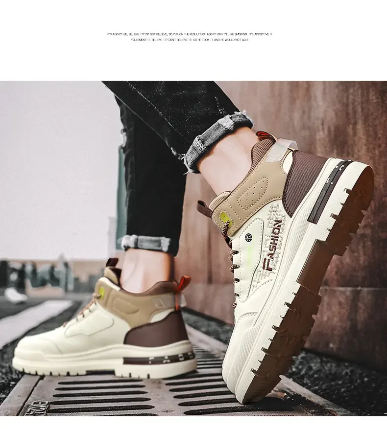 

Outdoor Sneakers Male Soft Sole Walking Sneakers Men Casual Autumn Vulcanized Male Walking Sport Shoes