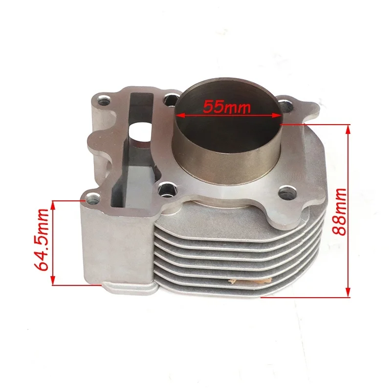 55mm 100cc Bulk Supply Custom OEM Yama Ha ZY100 RS100 JOG100 Engine Upgrade Motorcycle Big Bore Cylinder Piston Gasket Kit