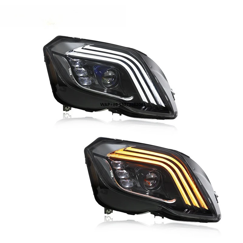 

1 Unit for 13-15 Models of GLK Headlight Assembly Modified with LED Daytime Running Light Flow Lens