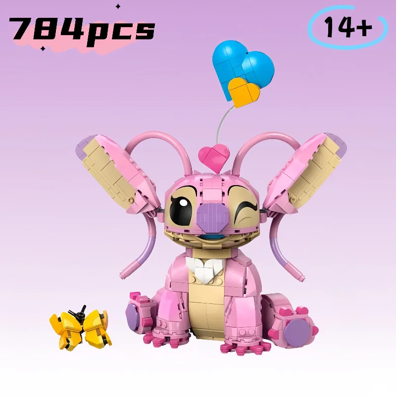 

784PCS Cute Angel Cartoon Set Model Building Blocks Bricks Compatible 43257 Kid Toys Girl Boy Birthday Gift