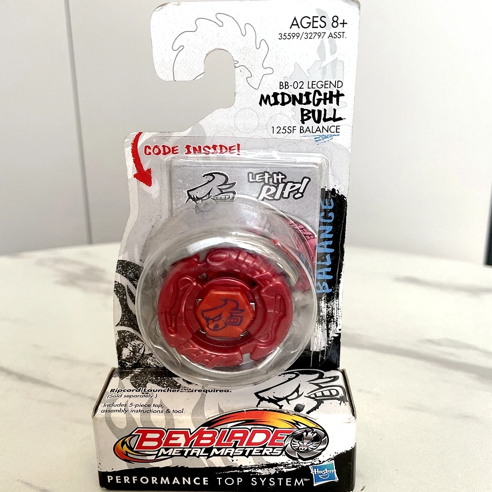 

BEYBLADE METAL MASTERS BB02 MIDNIGHT BULL BB-02 125SF BALANCE
