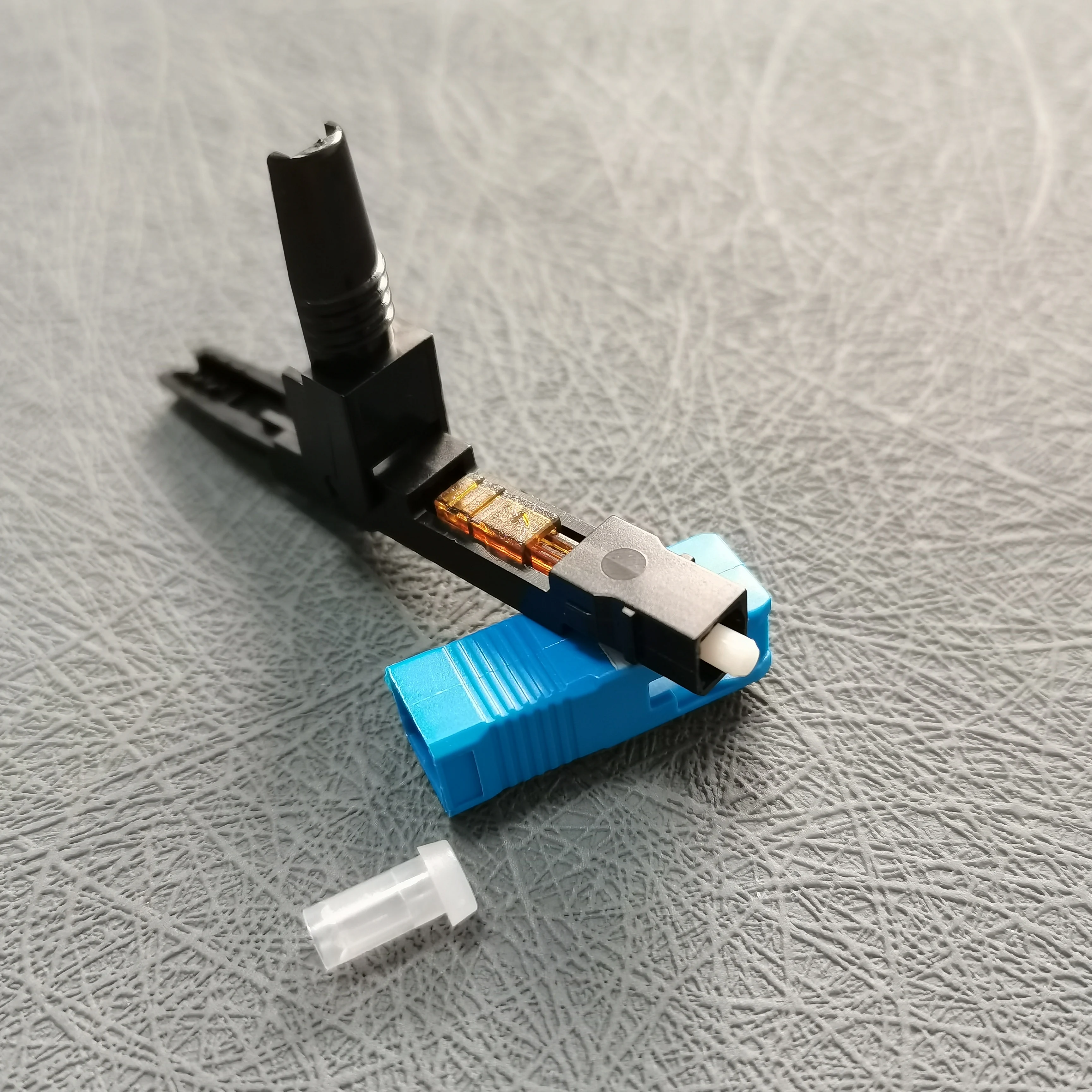 10pcs Lot Quick Field Assembly FTTH Embedded Fiber Optic Fast Connector SC UPC SM Fiber Optic SC UPC Cold Connector