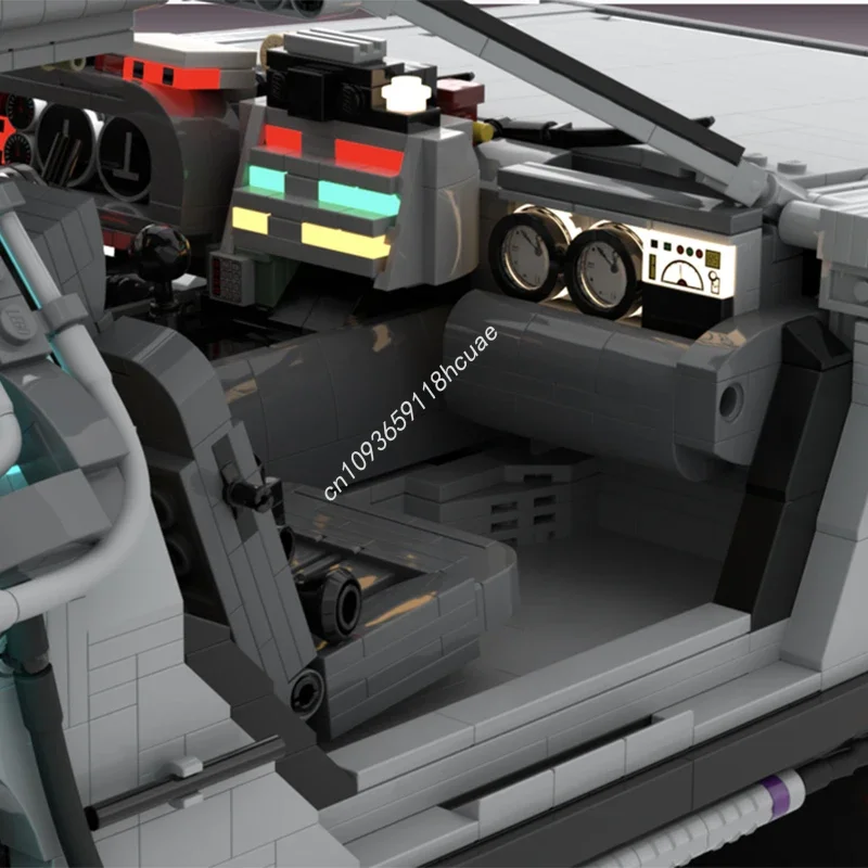 5226 Stück MOC 1:8 Collectors Edition Zurück in die Zukunft DeLorean Timemachine Icons Inspirierender kreativer Geburtstagsgeschenk-Baustein