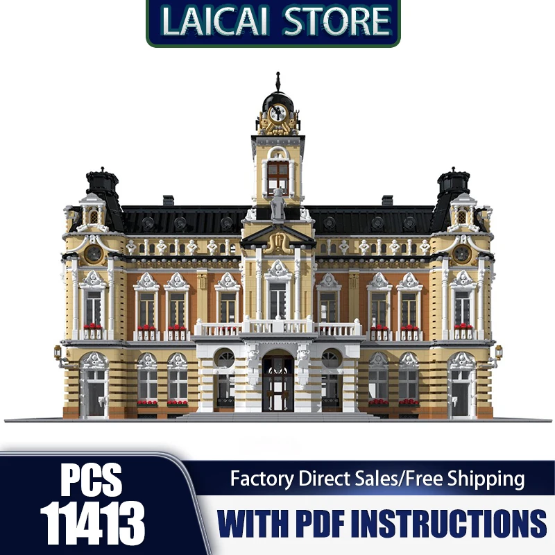 City Building Model Moc Building Bricks Famous Buildings in the US Model Technology Modular Blocks Gifts Toys DIY Sets Assembly