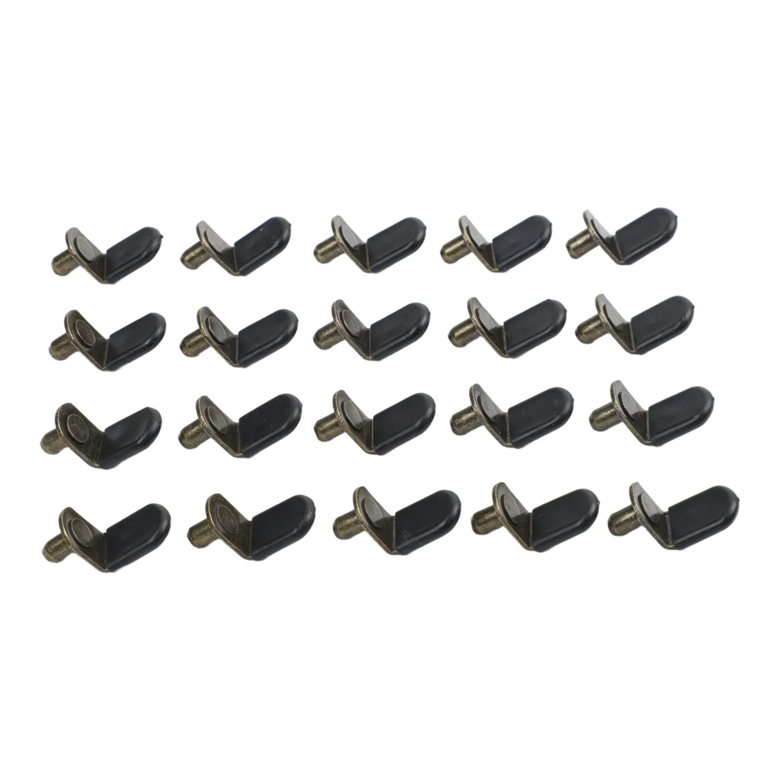 New High Quality Hot Sale Shelf Peg Support Pegs 20pcs Hardware Shelf Support Studs Pegs Bronze Cabinet Bracket