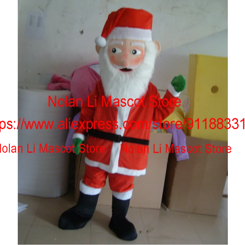 Brand New Custom Adult Santa Claus Mascot Costume Birthday Party Cartoon Anime Cosplay Makeup Holiday Celebration Gift 659