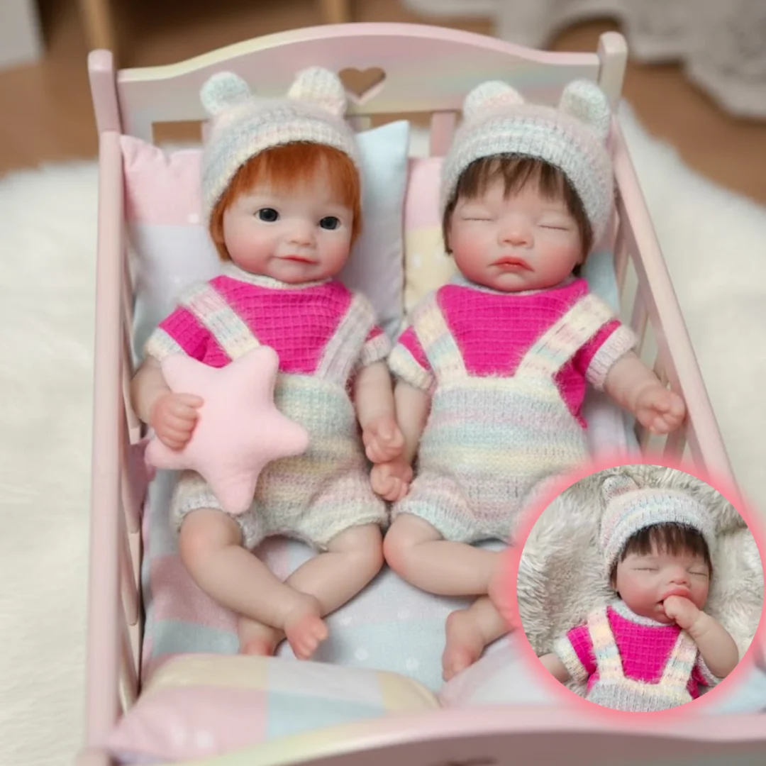 

1 шт./2 стиля моющиеся 10 дюймов bebe reborn de silicona куклы для девочек с открытым ртом и укорененными волосами силиконовые куклы для новорожденных девочек