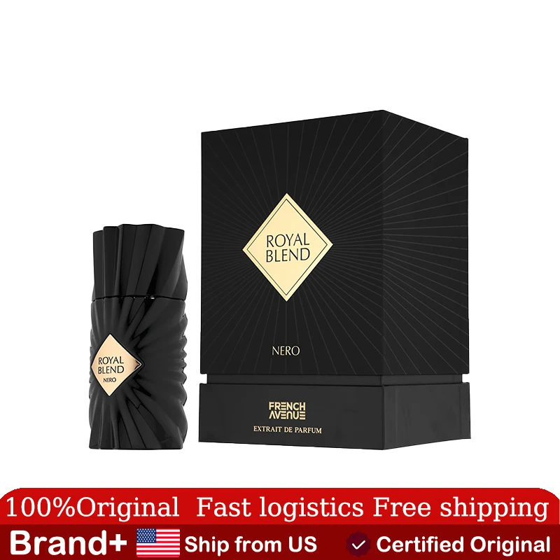 

French Avenue By Fragrance World Royal Blend Nero Extrait De Parfum Perfume Men 100ML Long Lasting Fragrance Natural Perfume