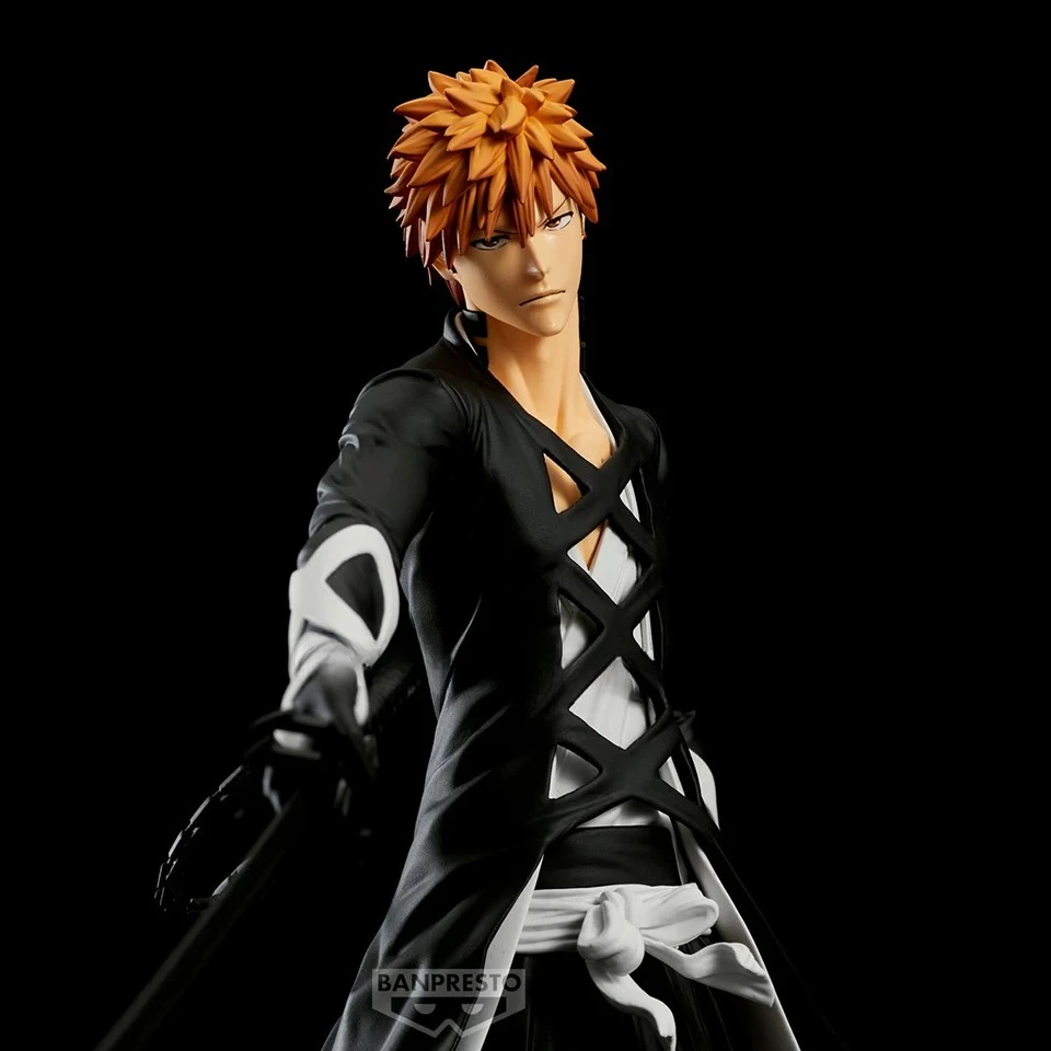 Originele Echt Banpresto Bleach Maximatic 25 cm Kurosaki Ichigo PVC Standbeeld Collection Model Speelgoed Voor Kinderen Geschenken op voorraad