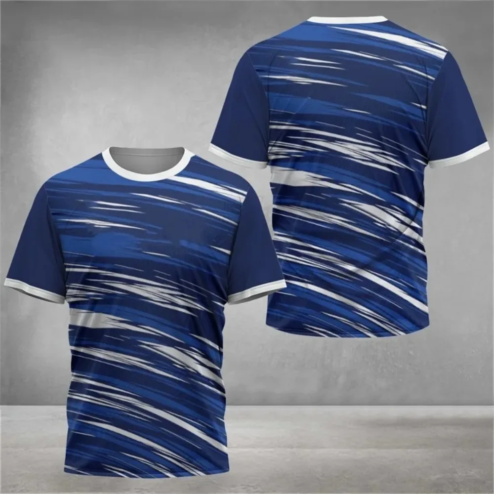Men Gym Sportswear Summer Running Daily Training T Shirt for Men Short Sleeve Fitness Oversized Jersey Breath Quick-dry Tees Top