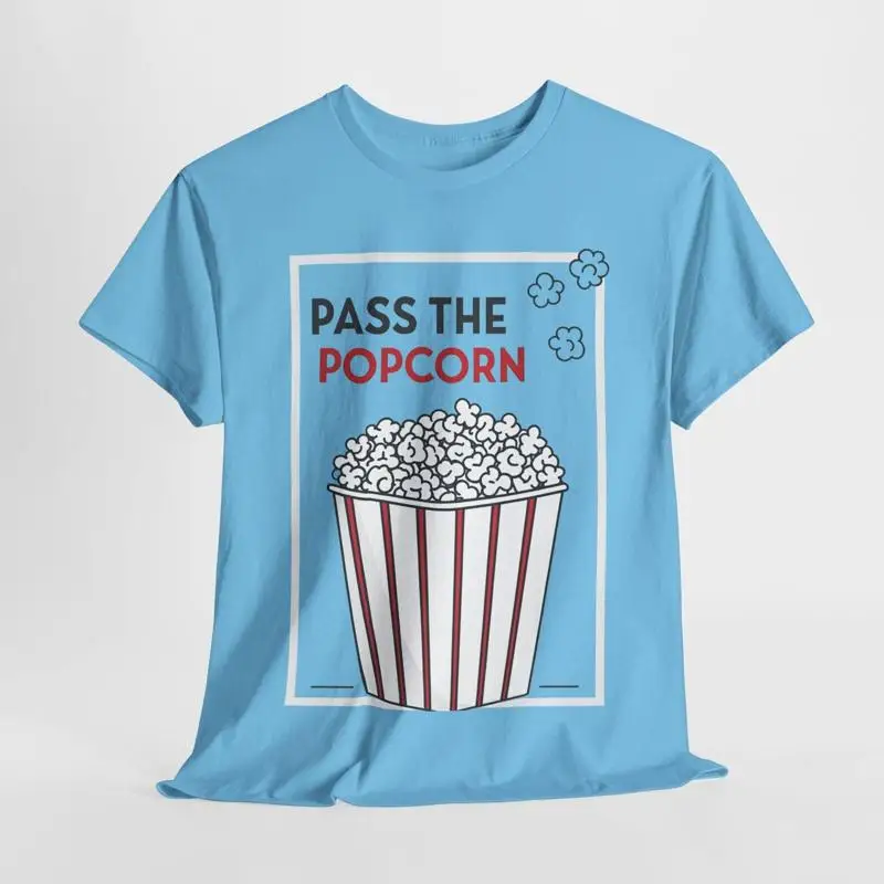 

Футболка с фанатом попкорна Äì Fun for Movie Nights для любителей кино
