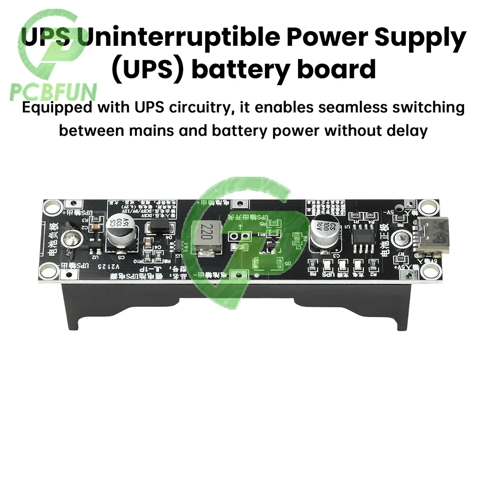 5V 9V 12V 18650 Power Module Lithium Battery Charging Boost UPS Uninterruptible Power Supply Board for DC Equipment