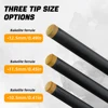 KONLLEN カーボンファイバービリヤードシャフトプールキュー 74 センチメートル 3/8*8 ユニロックピンジョイント 3/8*10 シングルシャフト全体ではないキューカーボンビリヤード 6