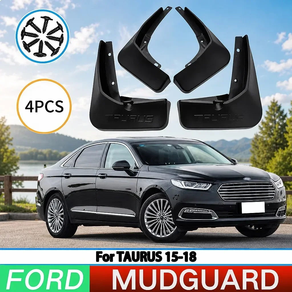 

Splash Guards Mud Flaps for Ford Taurus 2015-2018 Front Rear Wheel Mudguards Car Fender Protector