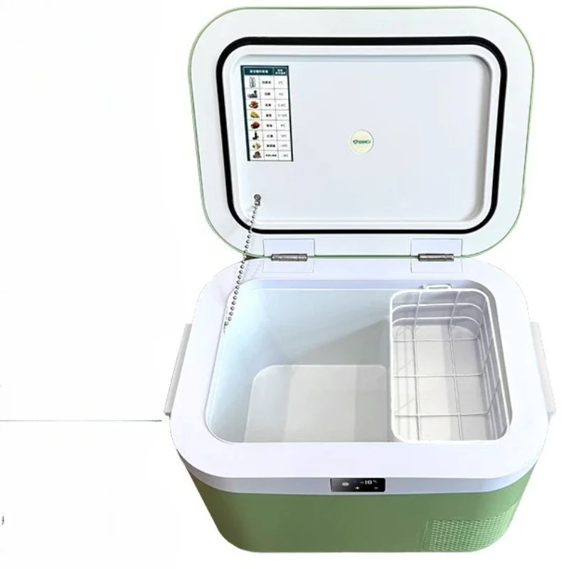 

Car refrigerator, car and home dual-purpose, compressor refrigeration, outdoor small refrigerator