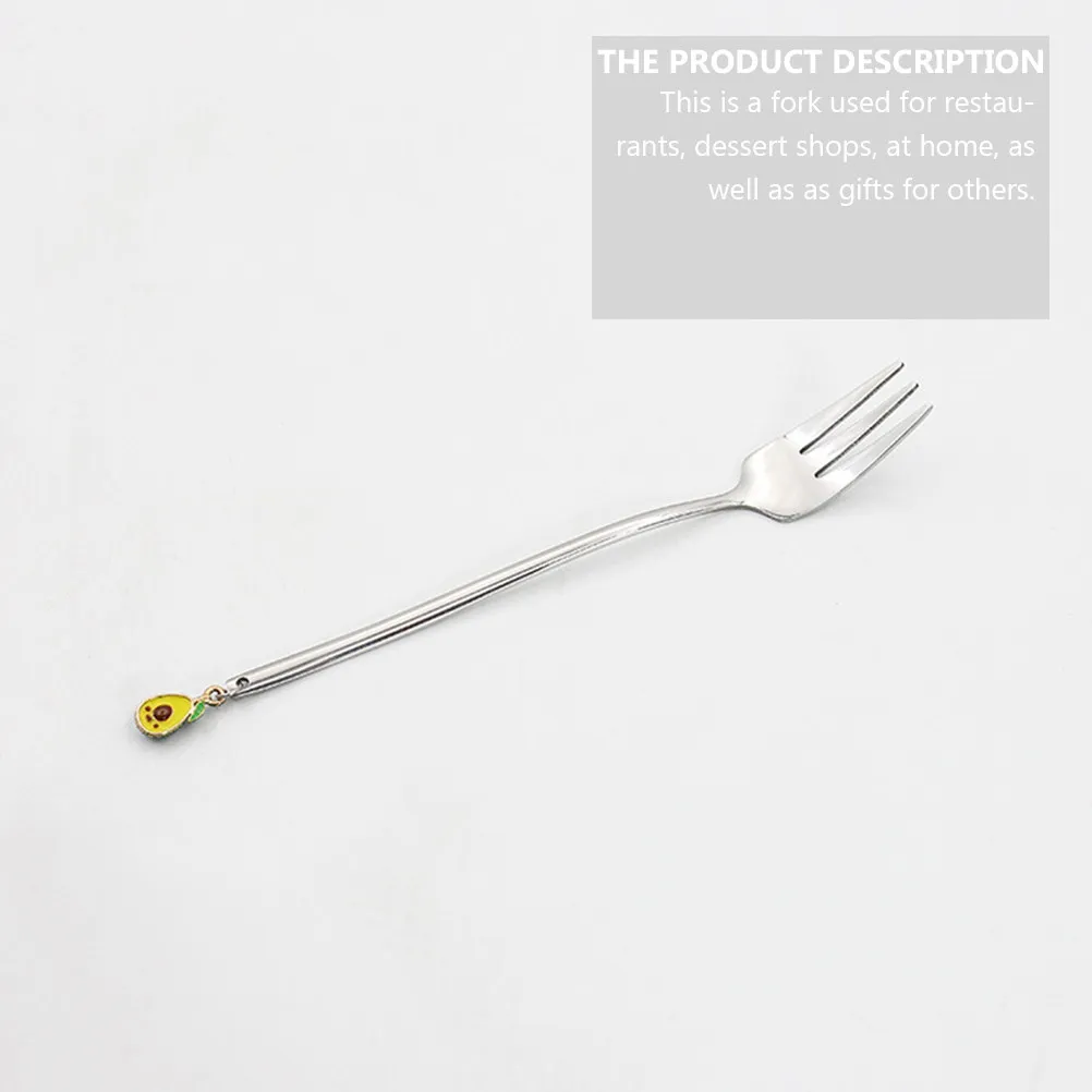 4Pcs Fruit Fork Set Stainless Steel Dessert Forks with Mirror Polish Fine Craftsmanship for Ice Cream Coffee Eating Tools