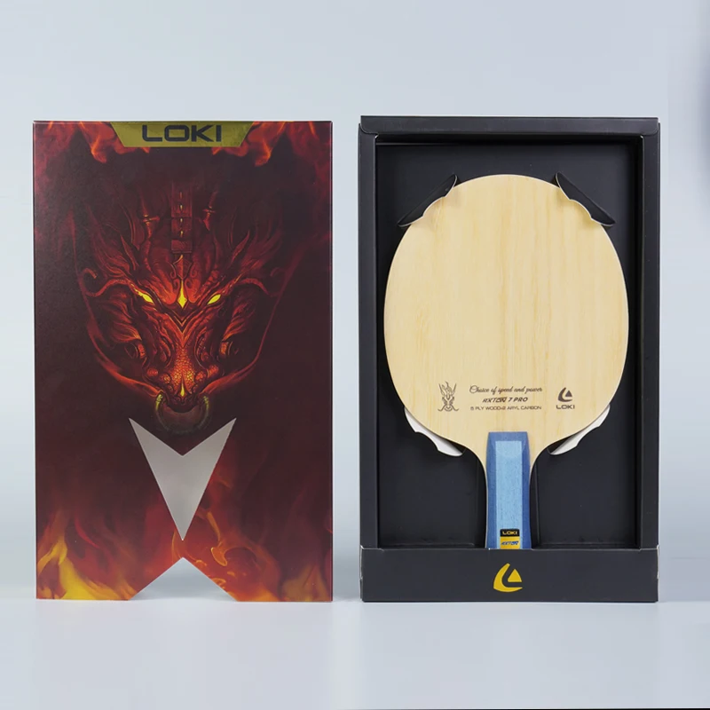 LOKI RXTON 7 Pro Basalt Carbon Fiber Table Tennis Blade Offensive Advanced Pingpong Paddle Racket for Fast Attack with Loop