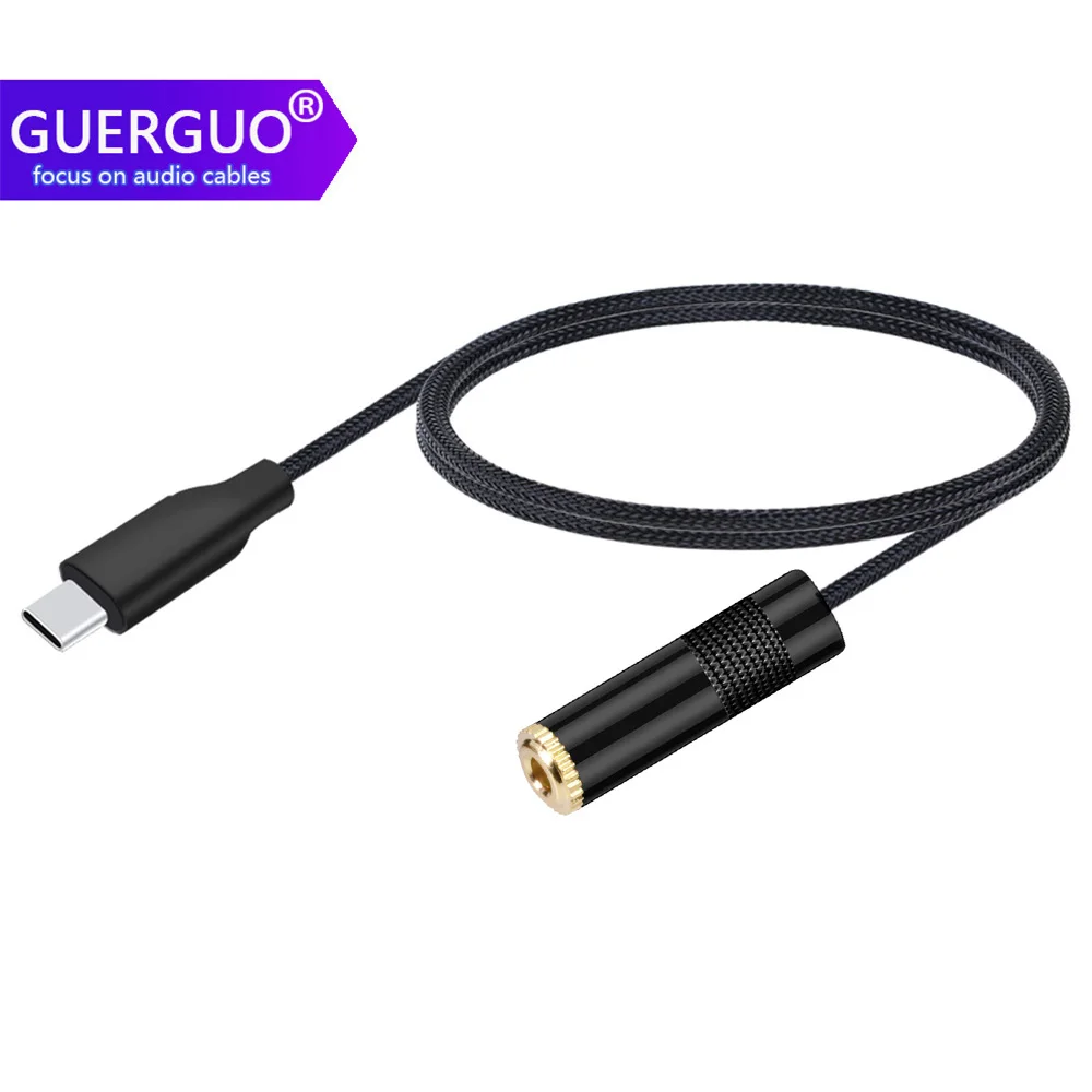 

Адаптер USB типа C на гнездо для наушников 3,5 мм, аудиоконвертер USB-C на 3,5 мм, аудиокабель USB C на Aux