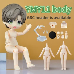 Ymy-cuerpo de muñeca Ob11 de 10cm para Gsc Head,1/12bjd,Obitsu 11, accesorios de juguetes, articulación de repuesto hecha a mano