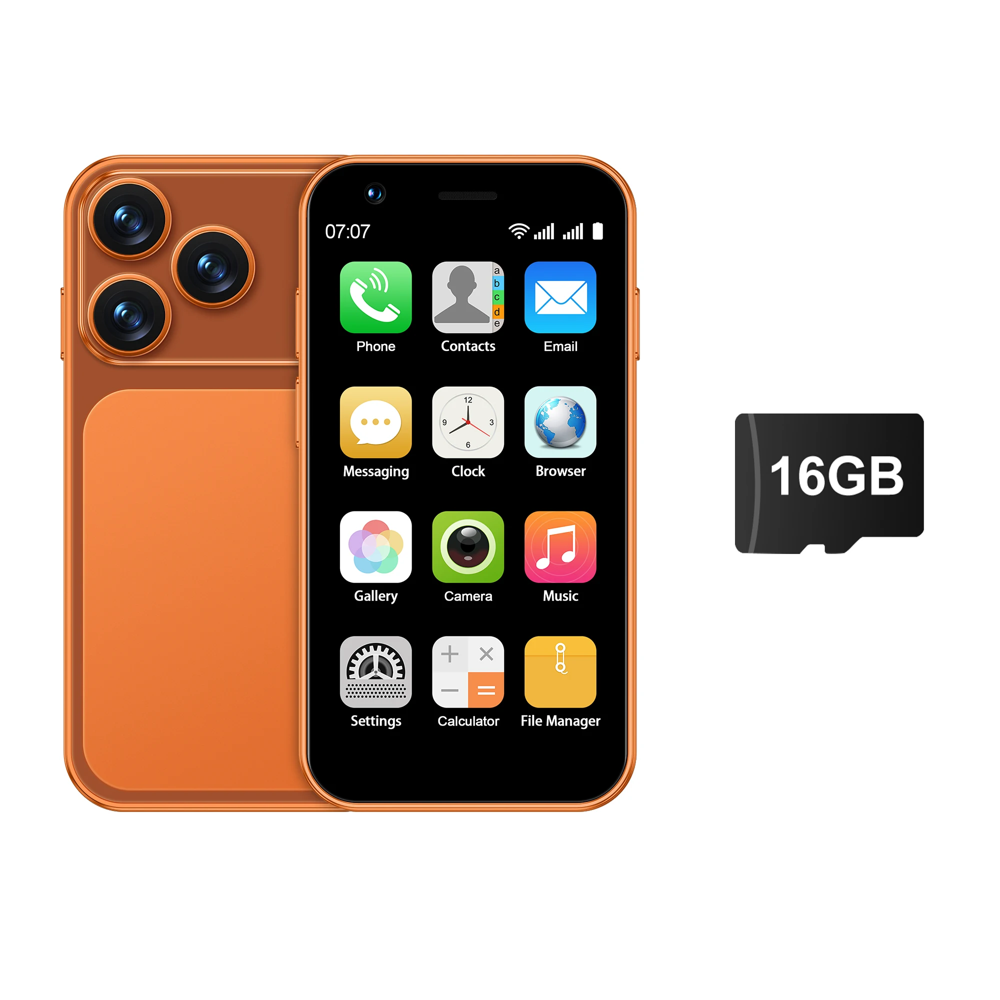 SERVO 18SE MINI Android Mini Smartphone 3G WCDMA 2GB RAM 16GB ROM Wi-Fi Hotspot GPS 3.0" Touchscreen Kleine Smartphones 2 SIM Standby