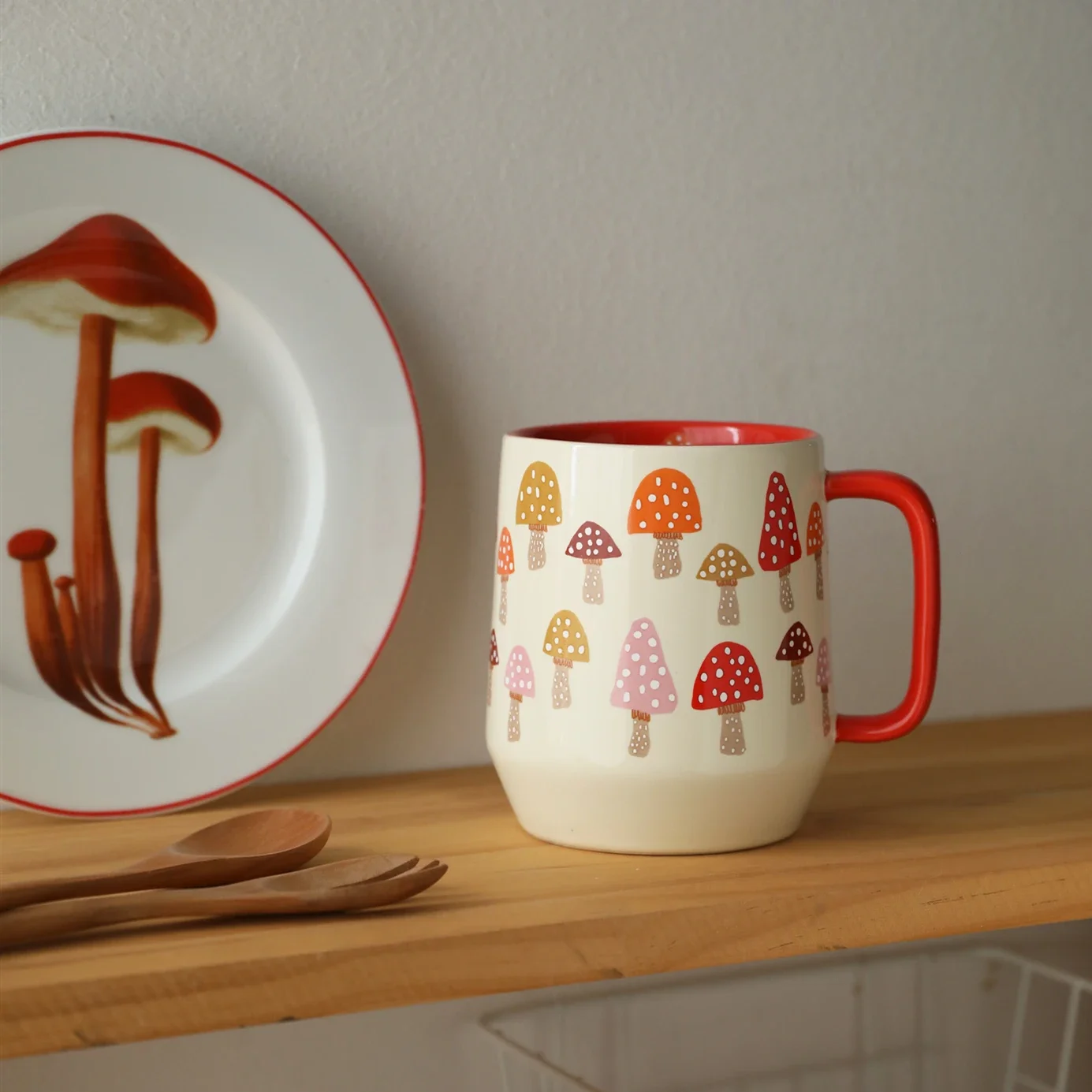 

Grande tasse en forme de champignon, nouvelle tasse en céramique de grande capacité de l'Australie