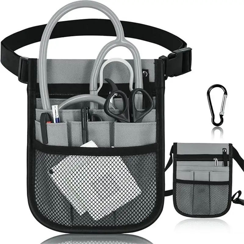 

Nurse Fanny Pack Stethoscopes Durable Emergency Supplies Medical Gear Pocket Multiple Pockets Nurse Tool Waist Bag Vet Nurse