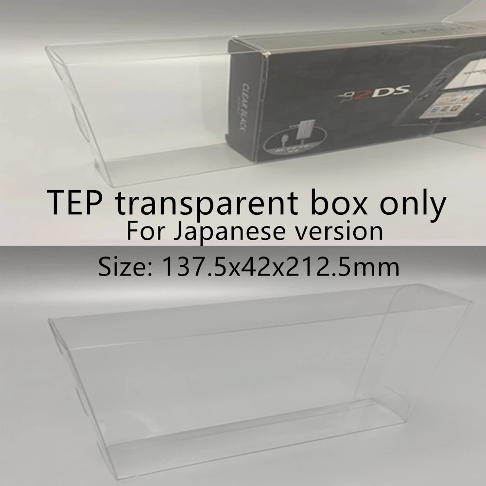 Collection Display Box For Nintendo 2DS Game Storage Transparent Boxes TEP Shell Clear Collect Case
