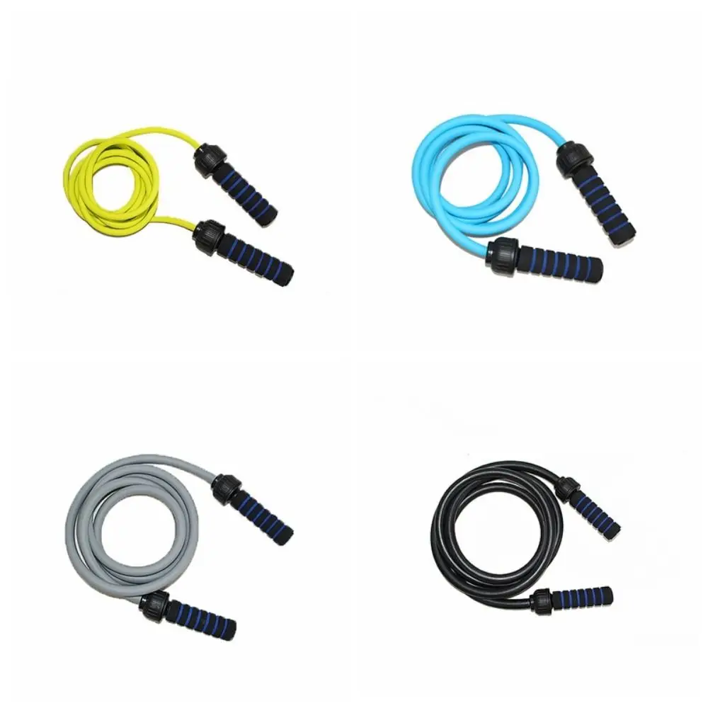 

Fitness Adjustable Length Weighted Jump Rope Foam Handles Portable Heavy Skipping Rope Durable Reusable Athletic Rope Children