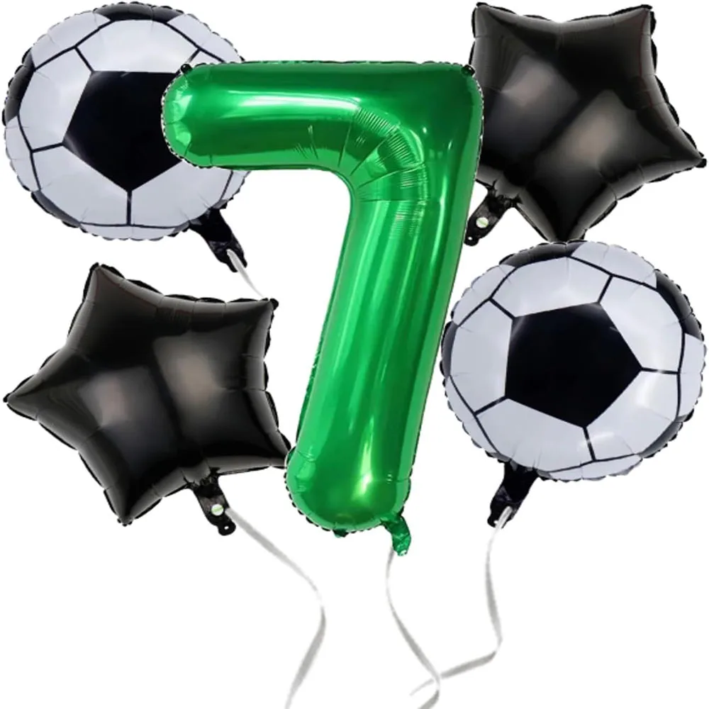 Fußball-Geburtstagsparty-Dekorationen, 40 Zoll grüne Ballons, Fußball-Ballon-Geburtstagsdekorationen, Fußball-Sport-Themen-Party-Dekorationen – Detail 7