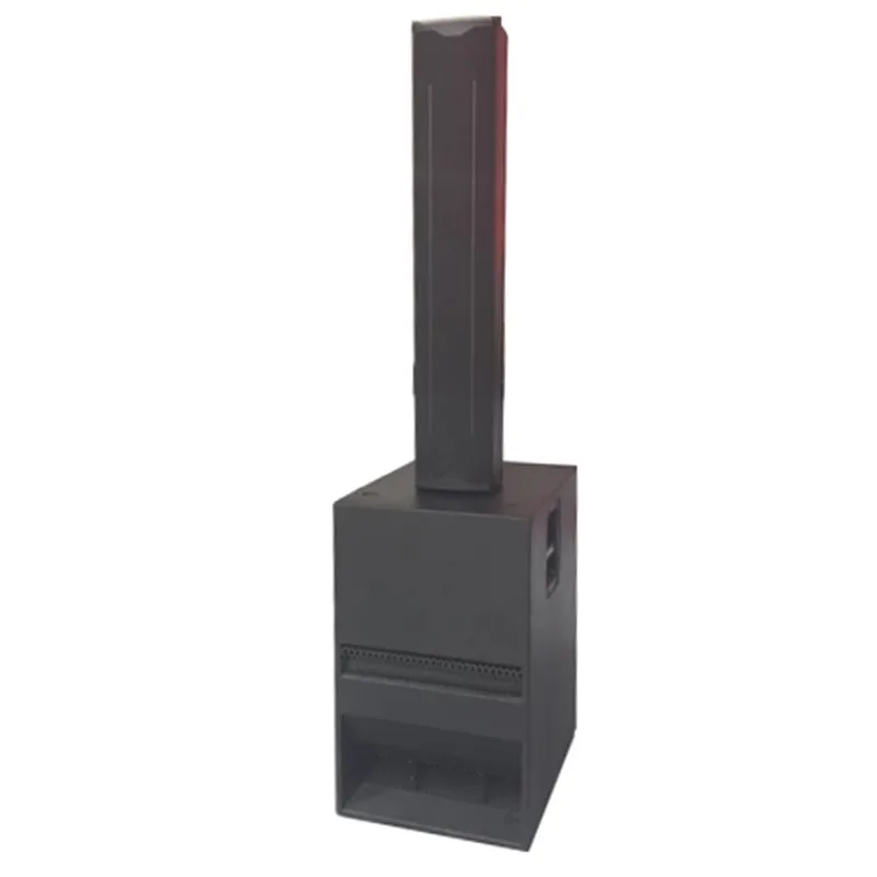 450W 4*6.5 Inch Column Speaker Set 1000W+1100W 15 Inch Active Subwoofer Professional PA Stage Audio System