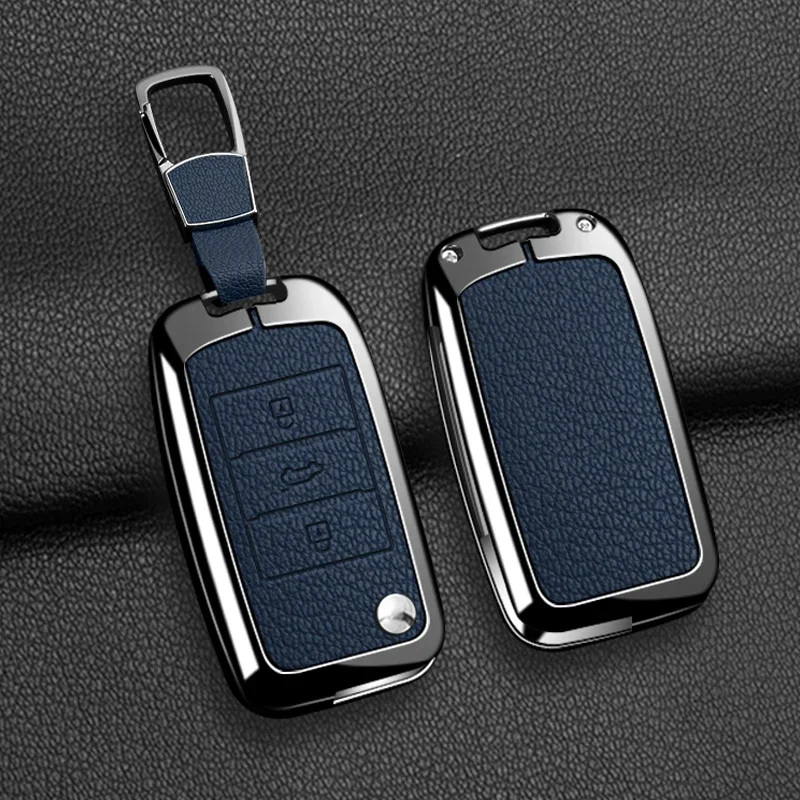 Suitable Leather Car Key Case Cover For MG 4 2023 Mg4 Ev MG HS GT ZS EV ZX MG5 MG6 for Roewe RX3 RX5 RX8 ERX5 I6 I5 Keychain