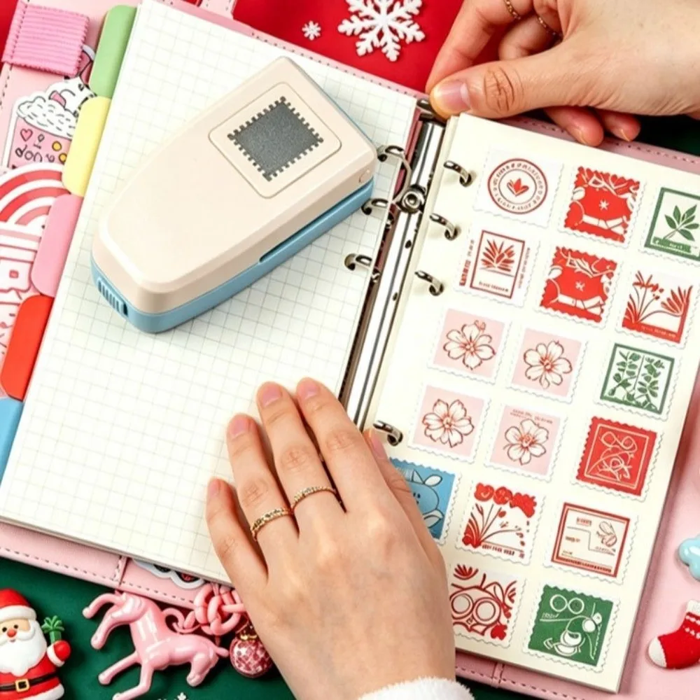 DIY Tools Large Rectangular Stamp Punch Multi-functional Handheld Stamp Cutter Durable DIY Embossing Machine Crafting