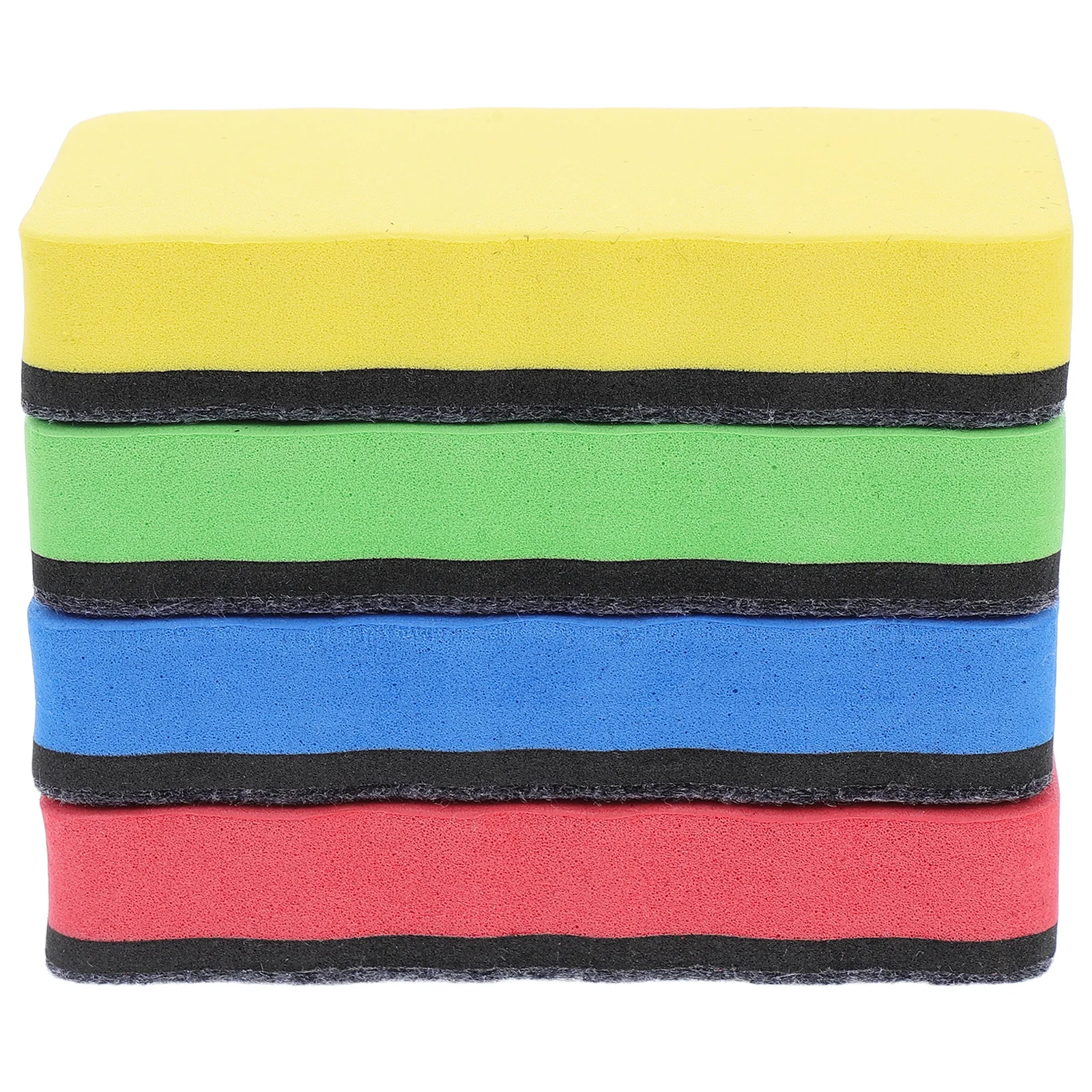 

4Pcs Colored Magnetic Dry Erase Erasers Whiteboard Cleaner for Classroom Office Home Boards Dry Erase Erasers for