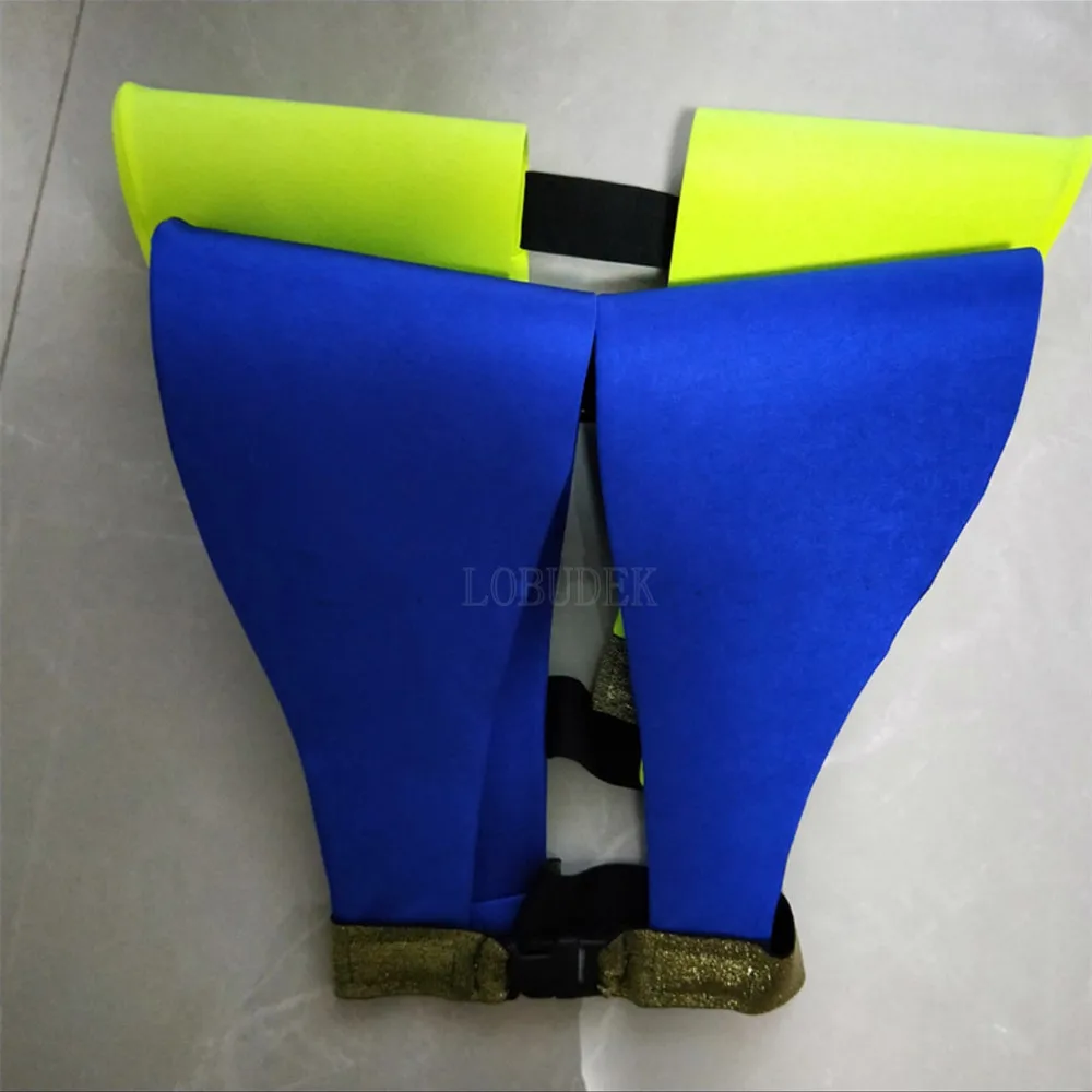 댄서 가수 블랙 화이트 아머 숄더 베스트 무대 공연 액세서리 장식 유니섹스 파티 쇼 나이트클럽 댄스 의상