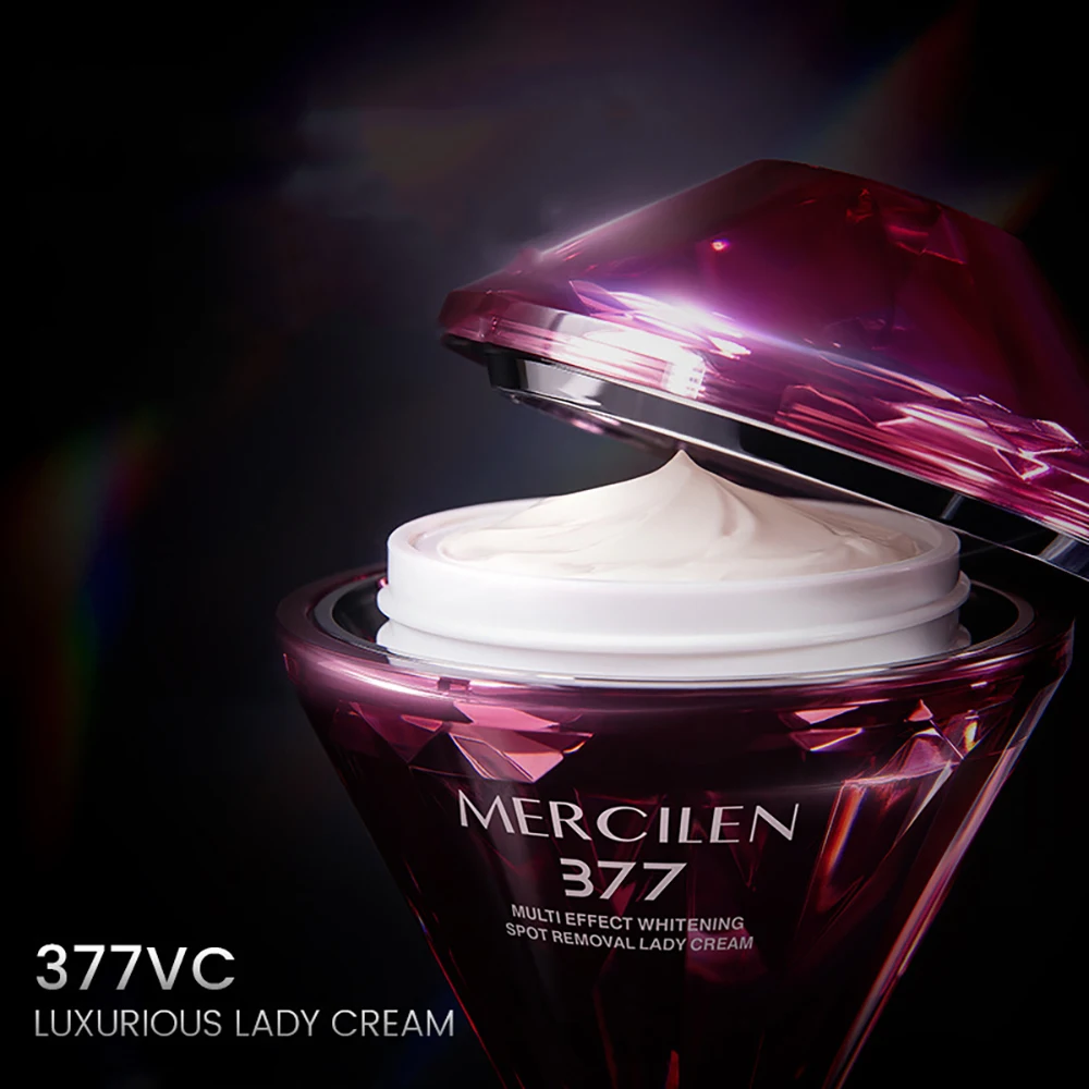 

Purple Diamond Multi Effect Whitening Lady Cream 377 Brighten Repair Face Cream Moisturizing Reduce Fine Line Face Care Skincare