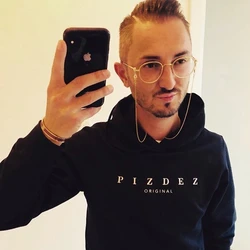 PIZDEZ ORIGINAL Hoodie Itself for Women Spring Winter Tops Vintage Black Unisex Hood Hoodies Jacket Top for Men