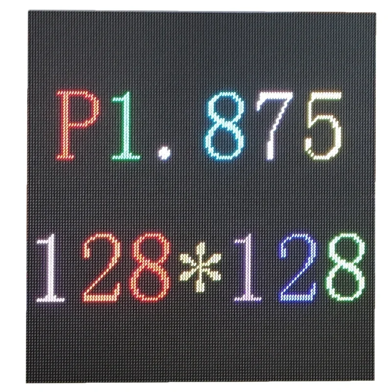 

P1.875 Indoor RGB Led Module 240mm*240mm 128*128 Pixels Hub75 Port 1/32 Scan SMD for Indoor Led Video Wall Led Video Screen