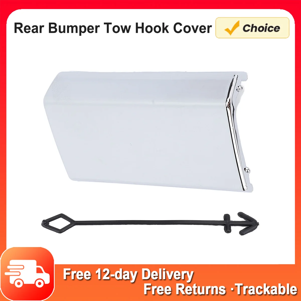 المصد الخلفي سحب هوك غطاء عالية القوة ABS سحب هوك غطاء 1668851423   لـ ML-Class W166 -Line 2011-2015 مع ملحق