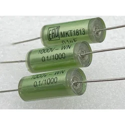 5PCS/Imported German 1813 Green Elf Coupling Capacitor 0,1UF1000V Fever Audio Capacitor