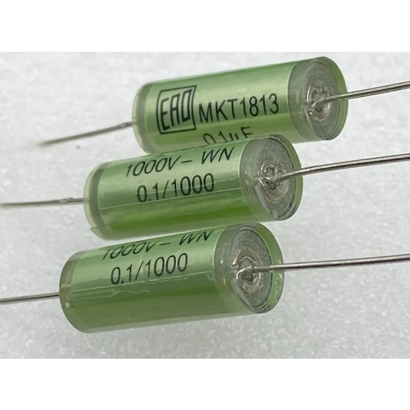 5PCS/Imported German 1813 Green Elf Coupling Capacitor 0,1UF1000V Fever Audio Capacitor