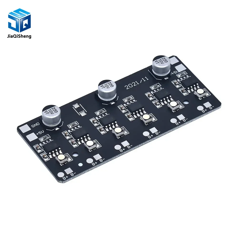 6-position 4.2V3.7V independent charging array 18650 lithium battery charging circuit